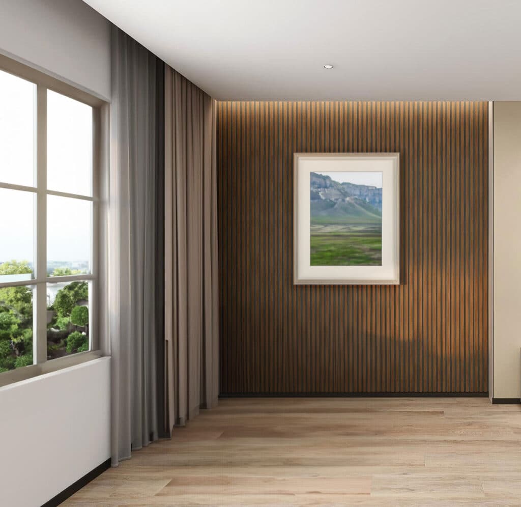 acoustic wood panel